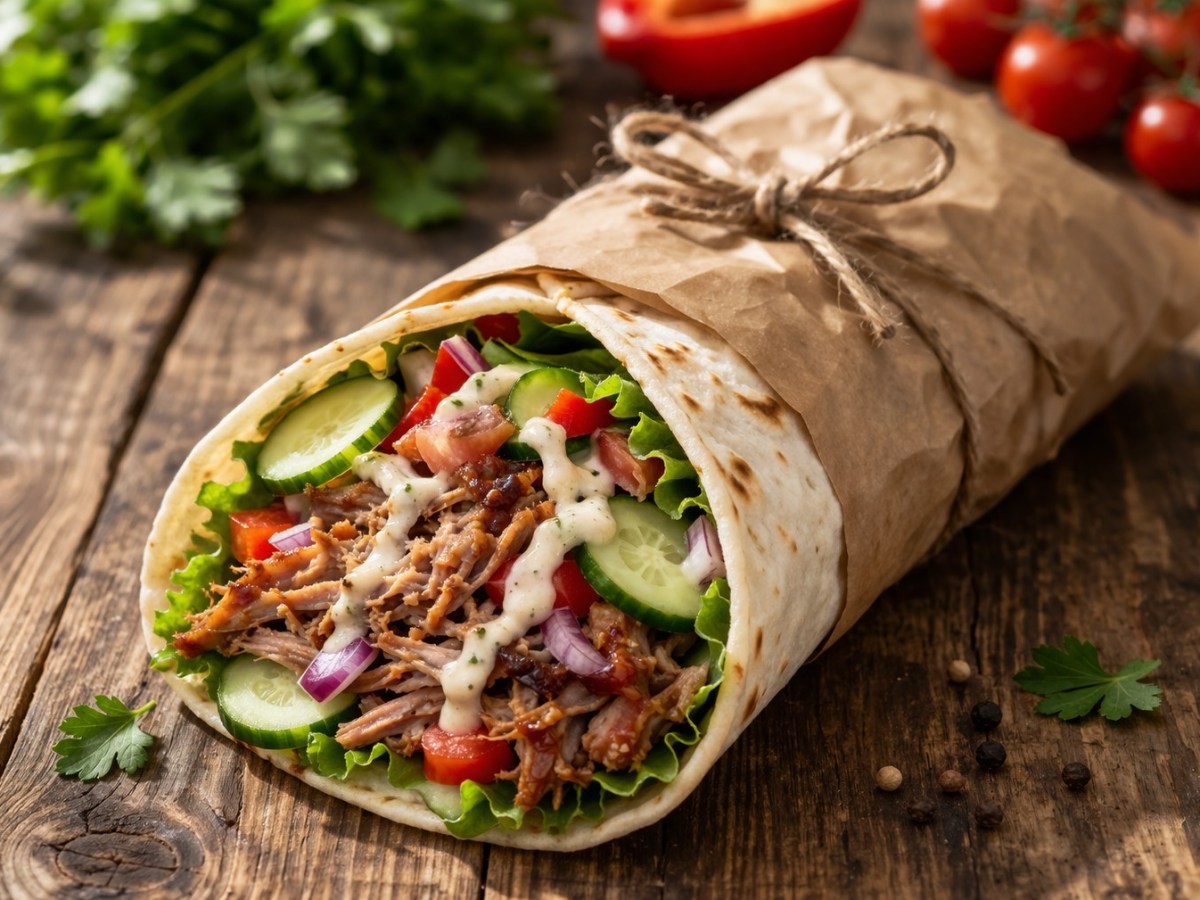 Pulled Wildschwein Wraps, Wild Krakauer & Bärlauch&nbsp;Bratwurst