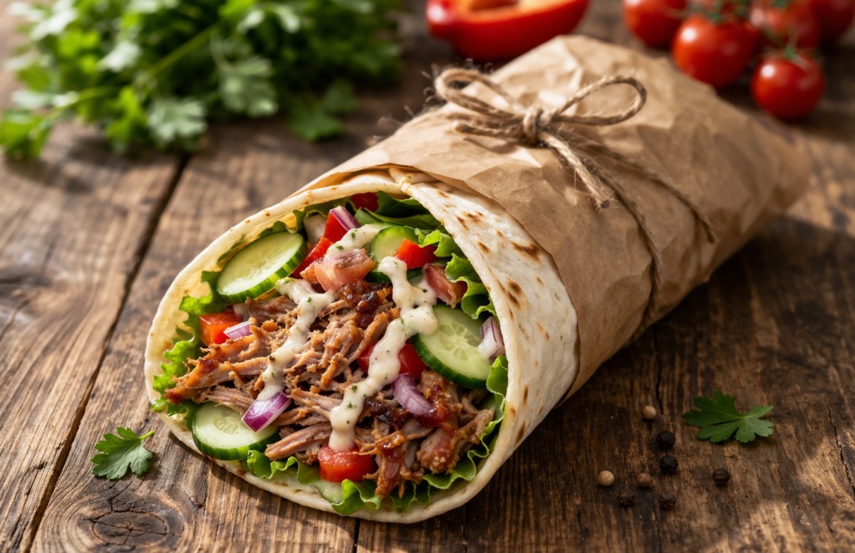 Pulled Wildschwein Wraps, Wild Krakauer & Bärlauch&nbsp;Bratwurst